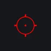 R6 HOLO A SCOPE red custom crosshair