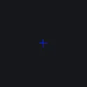 Rainbow + blue animated custom crosshair