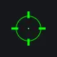 Rainbow Six Holographic A x1.0 Scope green custom crosshair