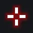 Red white custom crosshair