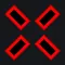 Red & Black X red custom crosshair