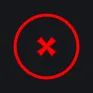 Red circle red custom crosshair