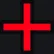 Red Cross Black Outline red custom crosshair