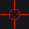 Red firing red custom crosshair