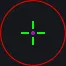 Red, green, and magenta red custom crosshair