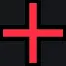 Red Plus red custom crosshair
