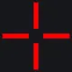 Red  small  crosshair