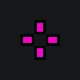 RGB Cross pink custom crosshair