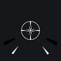 Ring with Dot Black & White white custom crosshair