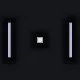 Roblox rivals (Size 0.41) white custom crosshair