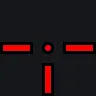 RUST red custom crosshair