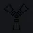 Rust Icon Black black custom crosshair