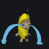 Sadge Banana Cat animated custom crosshair