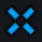 Scarss X blue custom crosshair