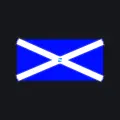 Scotland Flag blue custom crosshair