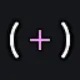 SeekerPinkCross white custom crosshair