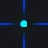Sharp dot blue custom crosshair