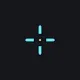 Shockwave cyan custom crosshair