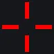 Shot lander red custom crosshair