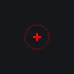 simple red custom crosshair