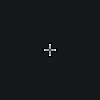 Simple white custom crosshair