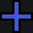simple blue blue custom crosshair