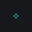 Simple Blue cyan custom crosshair