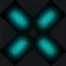 Simple blue cyan custom crosshair