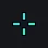 Simple Blue No Center cyan custom crosshair