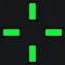 Simple Cross green custom crosshair