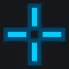 Simple Cyan blue custom crosshair