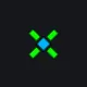 Simple Reactive green custom crosshair