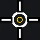 Slightly Impaired white custom crosshair