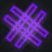 small cross  mix purple custom crosshair