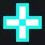 Small Cyan Cross cyan custom crosshair