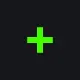 Small Green Cross Crosshair