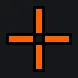 Small Orange (22x22) orange custom crosshair