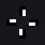 Small Rust Outline white custom crosshair
