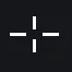 Small white cross with gap white custom crosshair