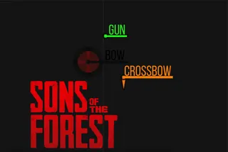 sons of the forest black custom crosshair
