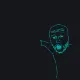 Soyjack Cyan cyan custom crosshair