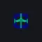 space-ship blue custom crosshair