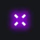 spinning cross purple custom crosshair