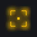 square amber orange custom crosshair