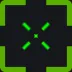 square with firing animation (OPAQUE VERSION) green custom crosshair