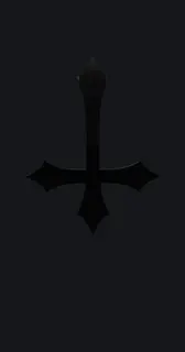 "St. Peter's cross" black custom crosshair
