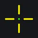 Standard yellow custom crosshair