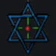Star david rotate blue custom crosshair
