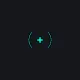 Static Autism (Cyan) cyan custom crosshair