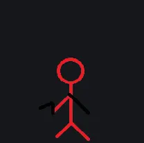 Stickman red custom crosshair
